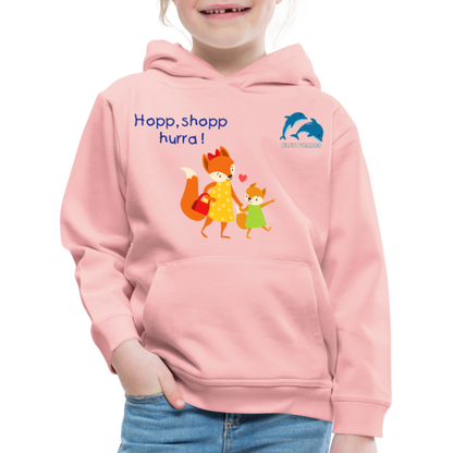 BLUU POMBOO Kinder Premium Hoodie - Kristallrosa