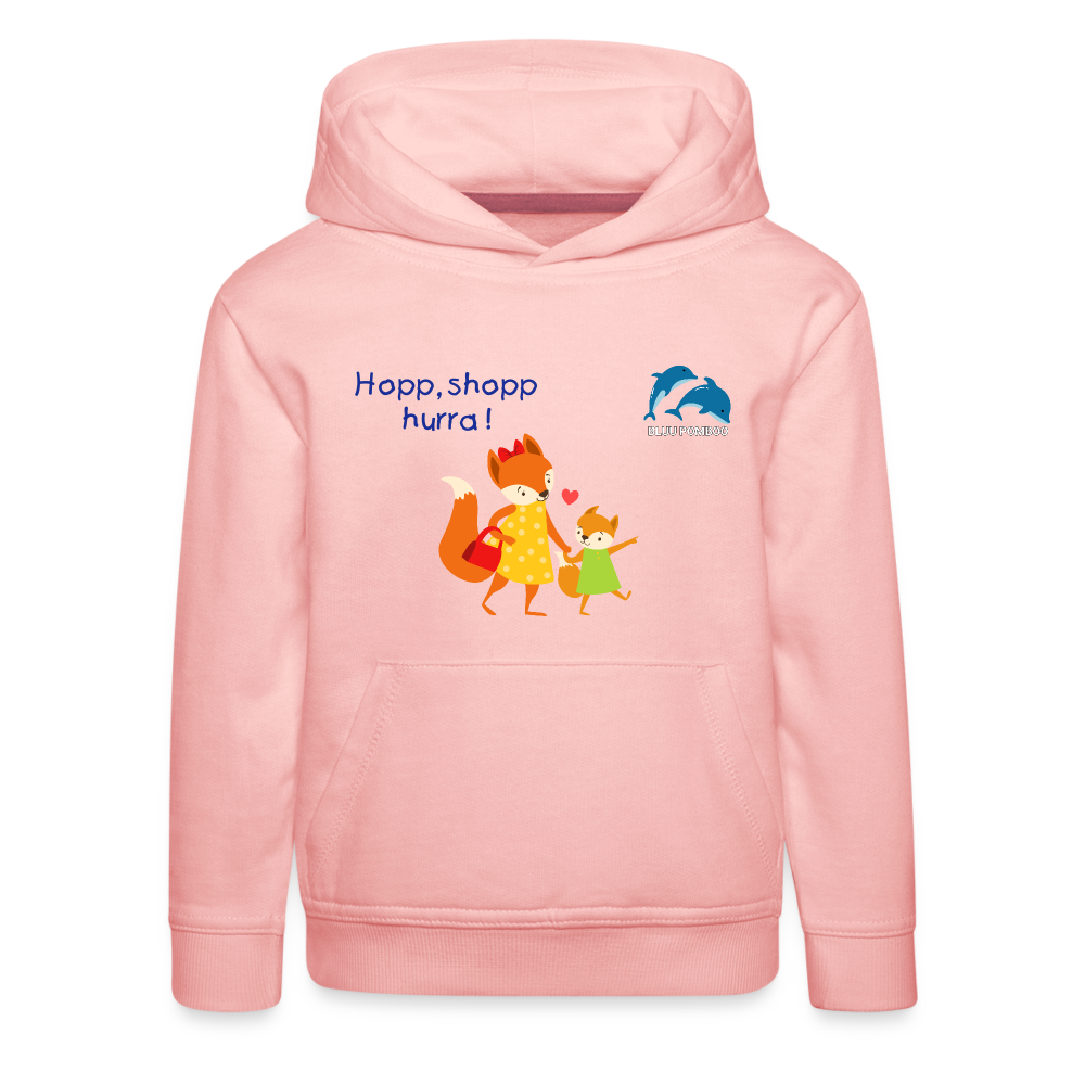 BLUU POMBOO Kinder Premium Hoodie - Kristallrosa