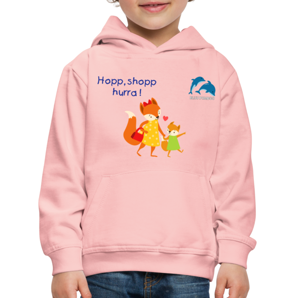 BLUU POMBOO Kinder Premium Hoodie - Kristallrosa