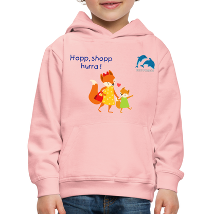 BLUU POMBOO Kinder Premium Hoodie - Kristallrosa