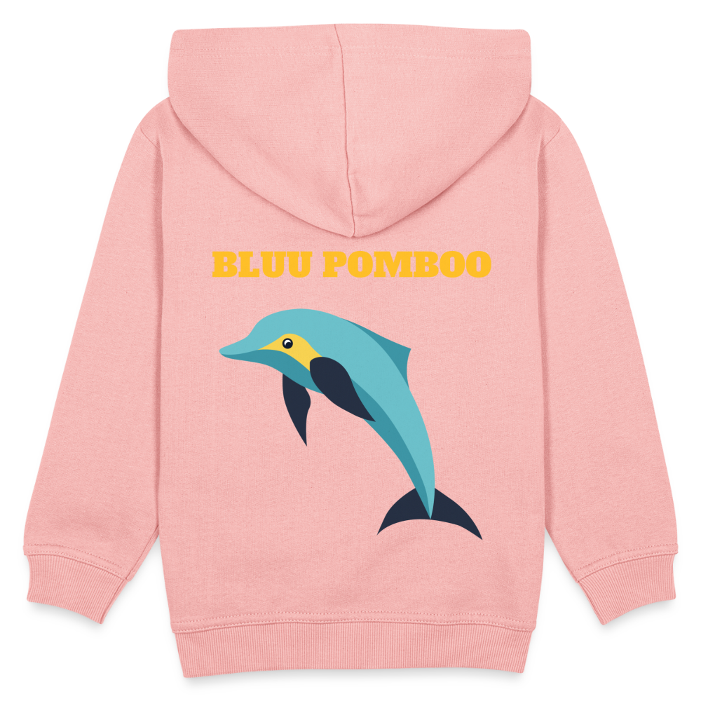 BLUU POMBOO Kinder Premium Hoodie - Kristallrosa