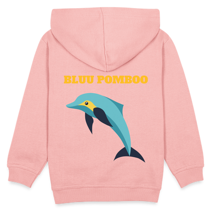 BLUU POMBOO Kinder Premium Hoodie - Kristallrosa