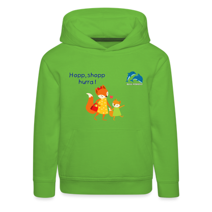 BLUU POMBOO Kinder Premium Hoodie - Hellgrün