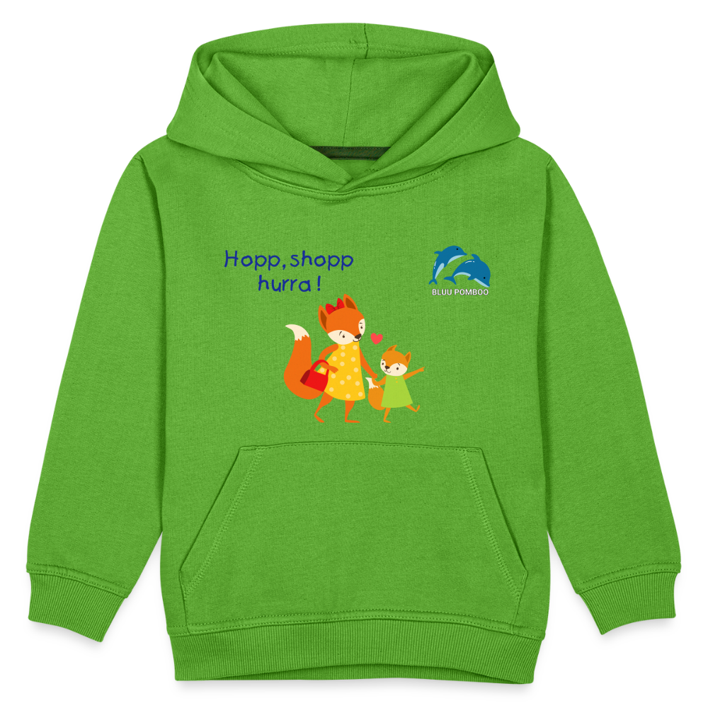 BLUU POMBOO Kinder Premium Hoodie - Hellgrün