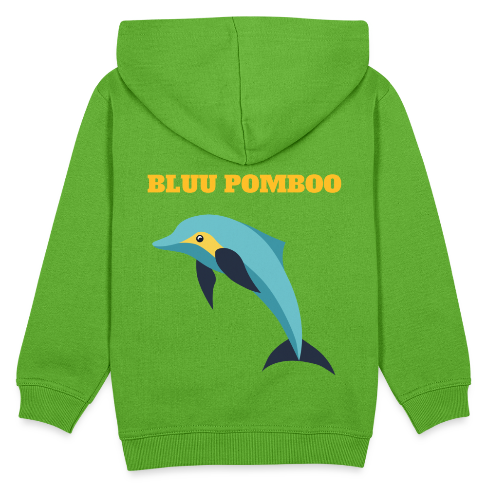 BLUU POMBOO Kinder Premium Hoodie - Hellgrün