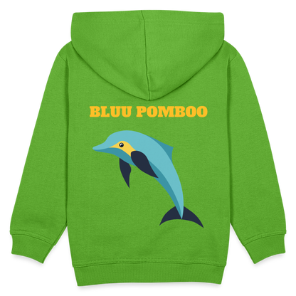 BLUU POMBOO Kinder Premium Hoodie - Hellgrün