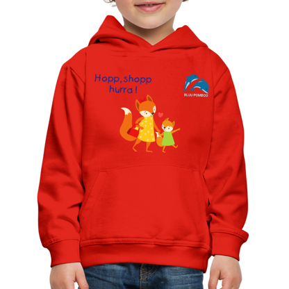 BLUU POMBOO Kinder Premium Hoodie - Rot