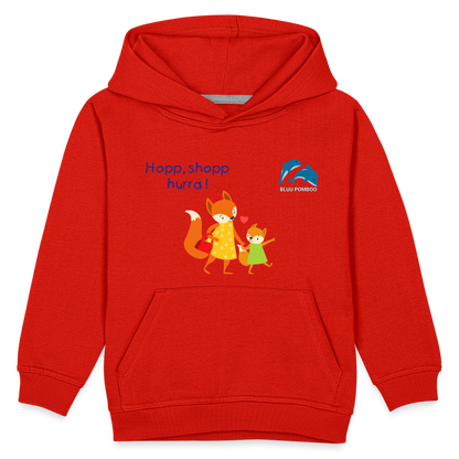 BLUU POMBOO Kinder Premium Hoodie - Rot