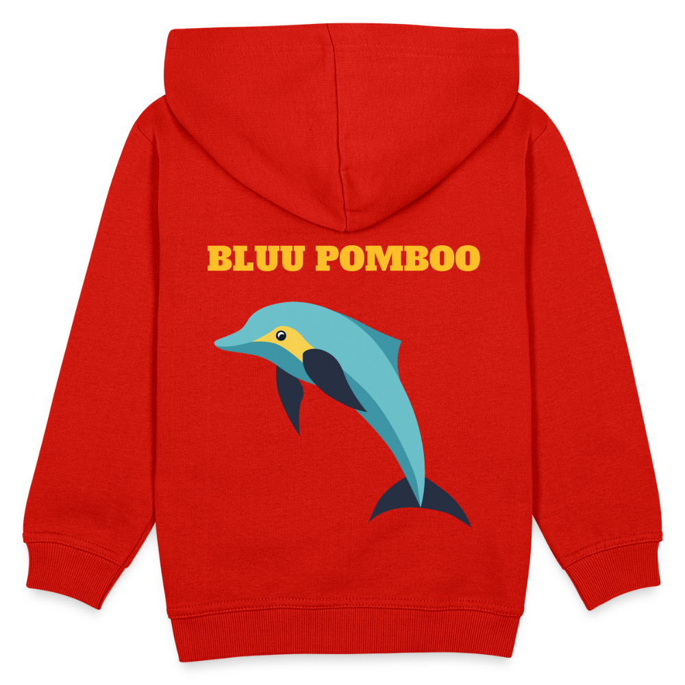 BLUU POMBOO Kinder Premium Hoodie - Rot