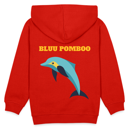 BLUU POMBOO Kinder Premium Hoodie - Rot