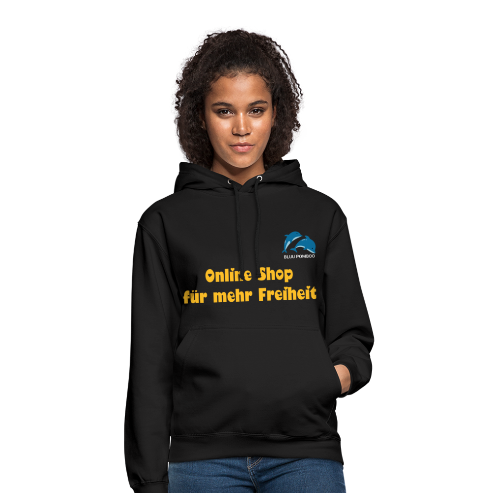 BLUU POMBOO Unisex Hoodie - Schwarz