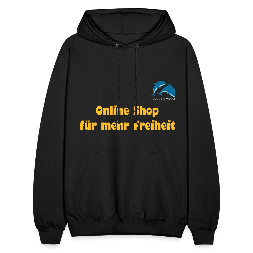 BLUU POMBOO Unisex Hoodie - Schwarz