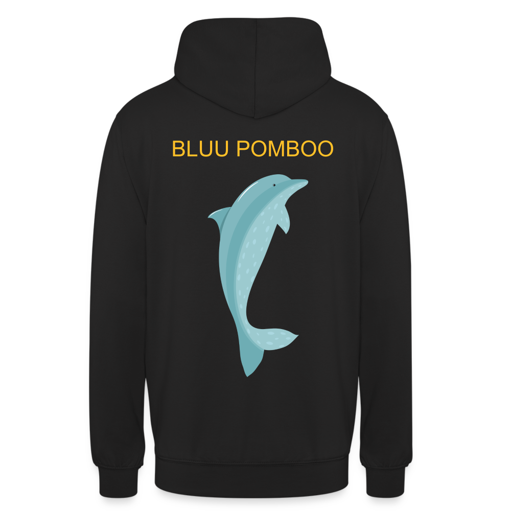 BLUU POMBOO Unisex Hoodie - Schwarz