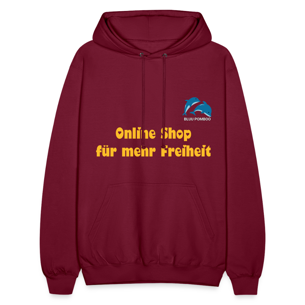 BLUU POMBOO Unisex Hoodie - Bordeaux