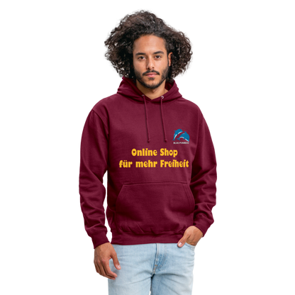 BLUU POMBOO Unisex Hoodie - Bordeaux