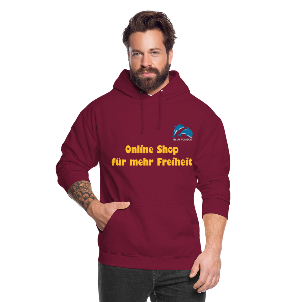 BLUU POMBOO Unisex Hoodie - Bordeaux