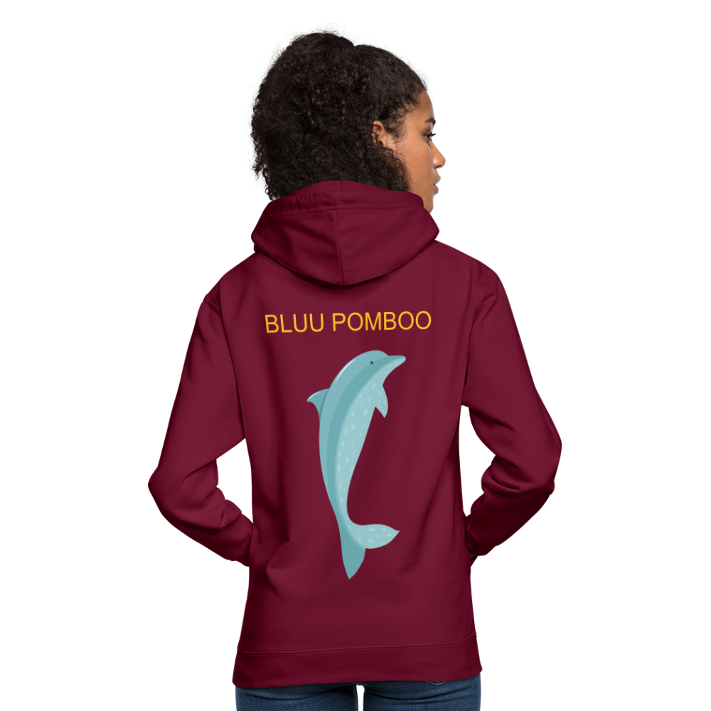 BLUU POMBOO Unisex Hoodie - Bordeaux