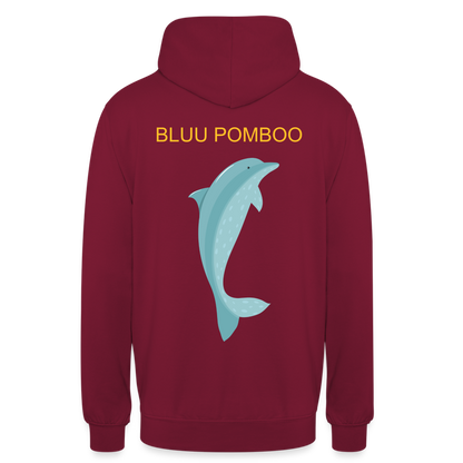 BLUU POMBOO Unisex Hoodie - Bordeaux