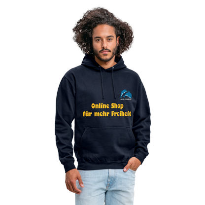 BLUU POMBOO Unisex Hoodie - Navy