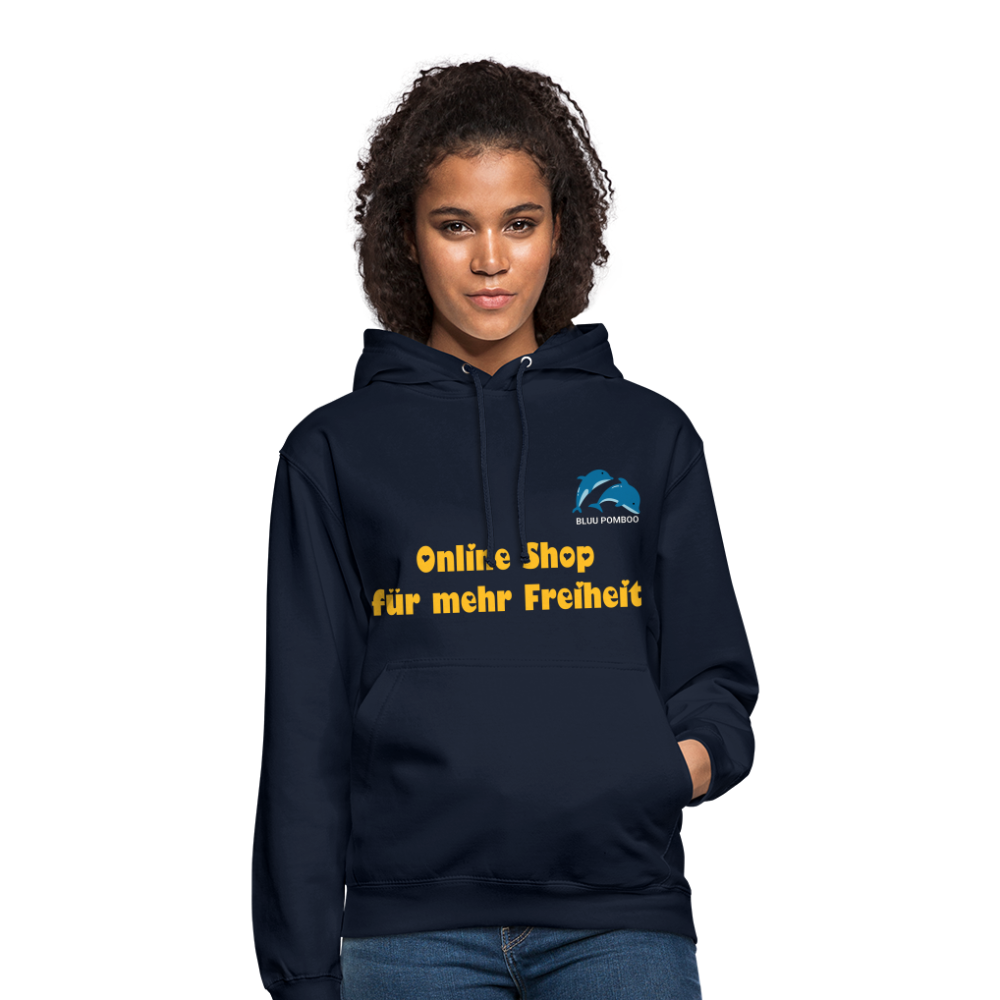 BLUU POMBOO Unisex Hoodie - Navy