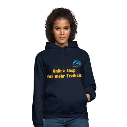 BLUU POMBOO Unisex Hoodie - Navy