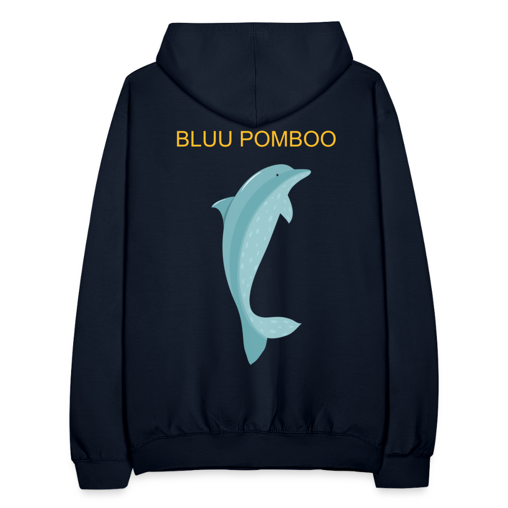 BLUU POMBOO Unisex Hoodie - Navy