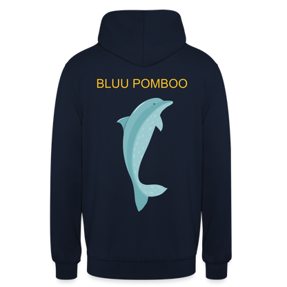 BLUU POMBOO Unisex Hoodie - Navy