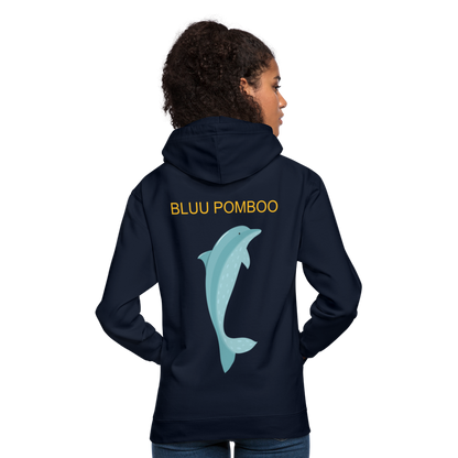 BLUU POMBOO Unisex Hoodie - Navy