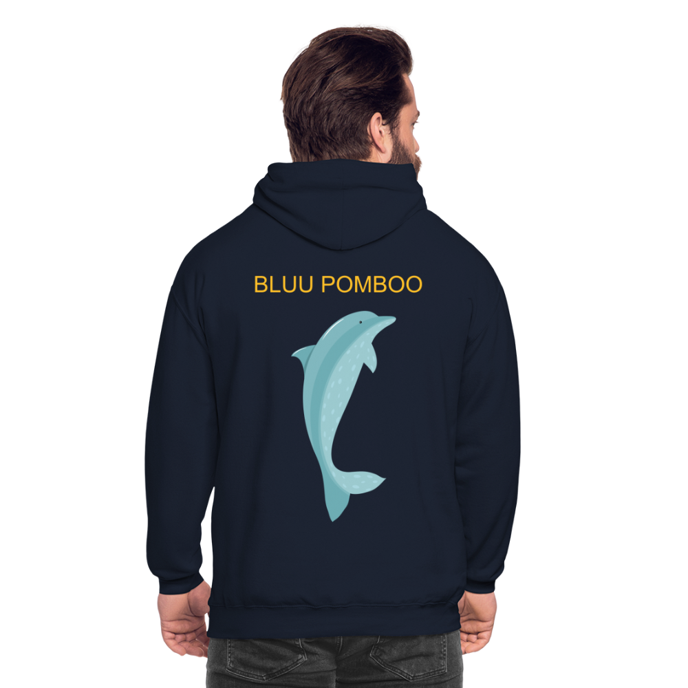 BLUU POMBOO Unisex Hoodie - Navy