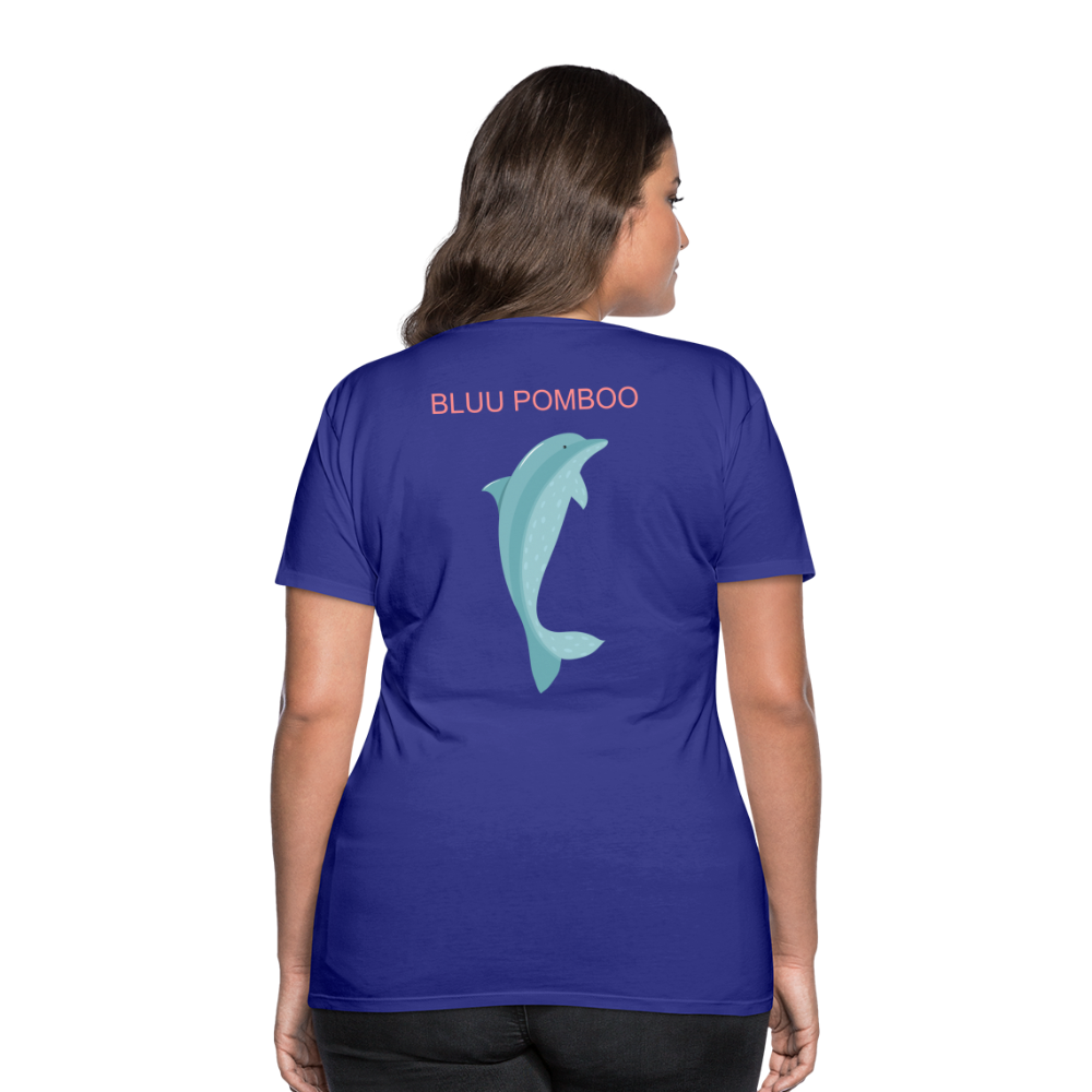 BLUU POMBOO Frauen Premium T-Shirt - Königsblau