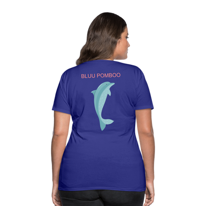 BLUU POMBOO Frauen Premium T-Shirt - Königsblau