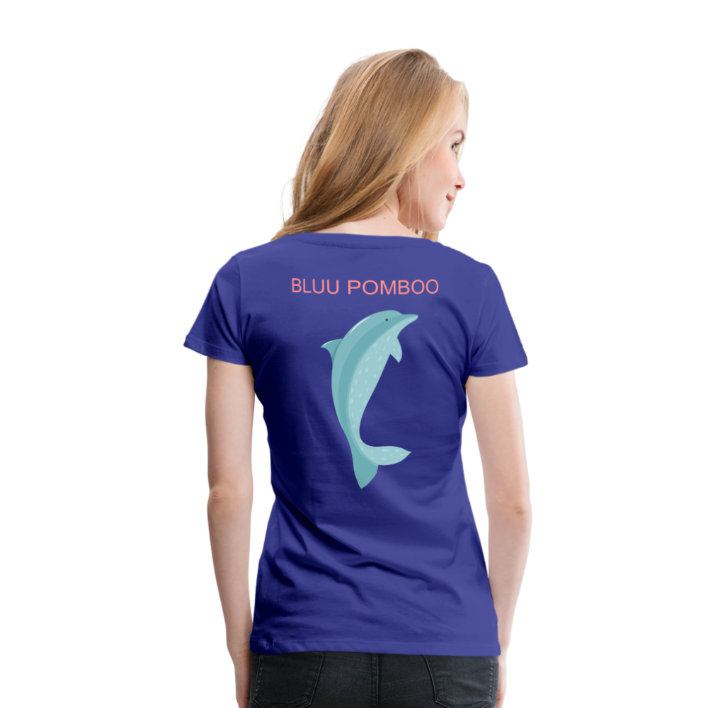 BLUU POMBOO Frauen Premium T-Shirt - Königsblau