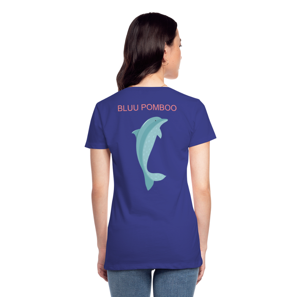 BLUU POMBOO Frauen Premium T-Shirt - Königsblau