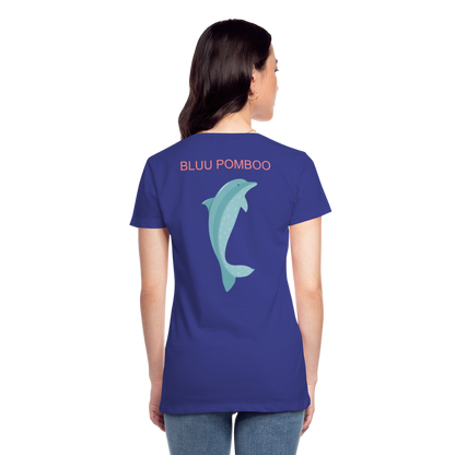 BLUU POMBOO Frauen Premium T-Shirt - Königsblau