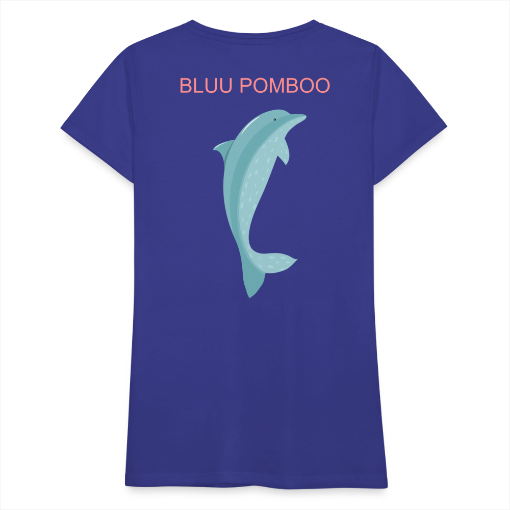 BLUU POMBOO Frauen Premium T-Shirt - Königsblau