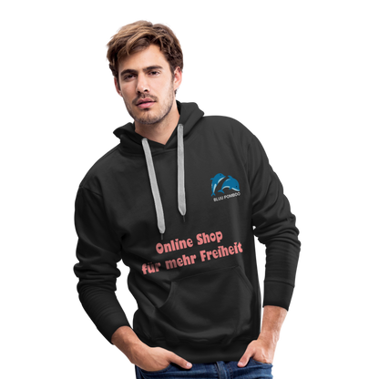 BLUU POMBOO Männer Premium Hoodie - Schwarz