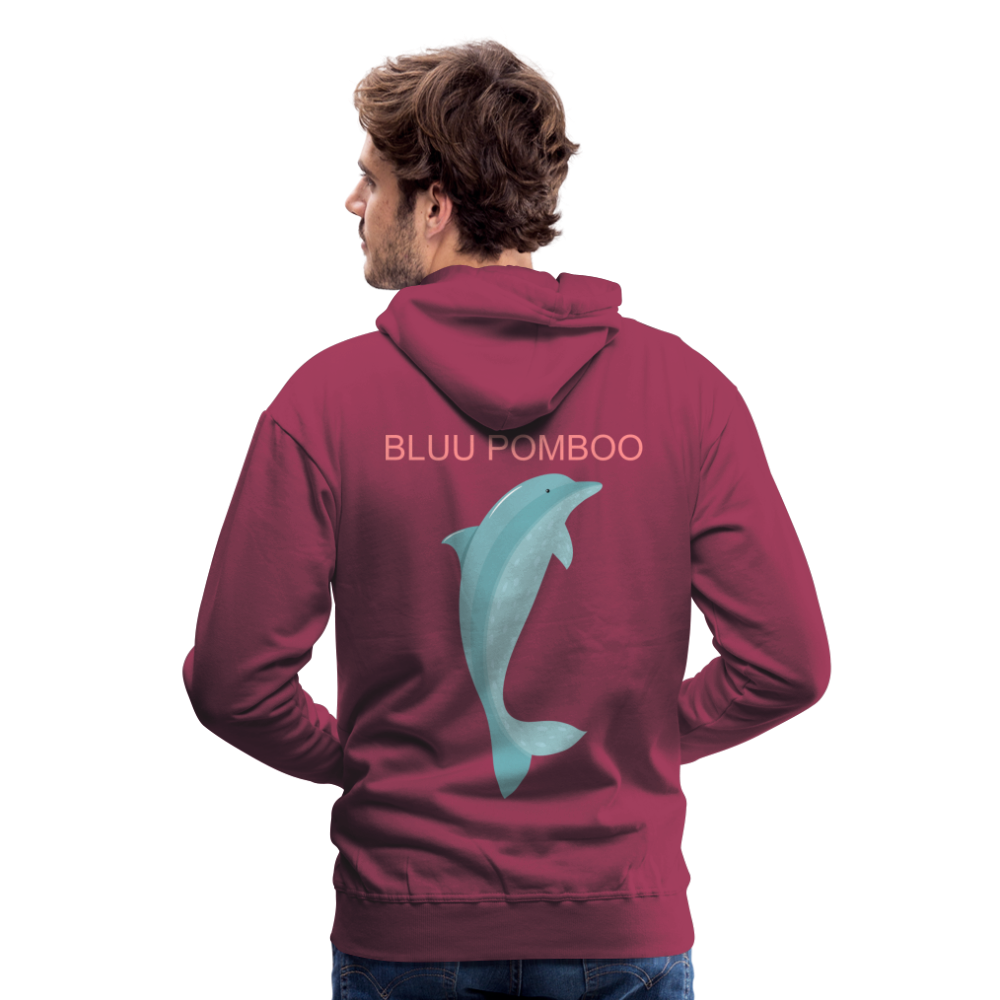 BLUU POMBOO Männer Premium Hoodie - Bordeaux