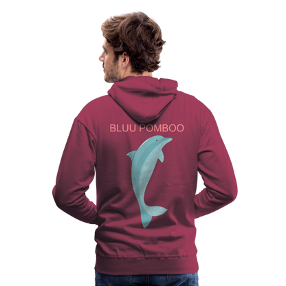 BLUU POMBOO Männer Premium Hoodie - Bordeaux