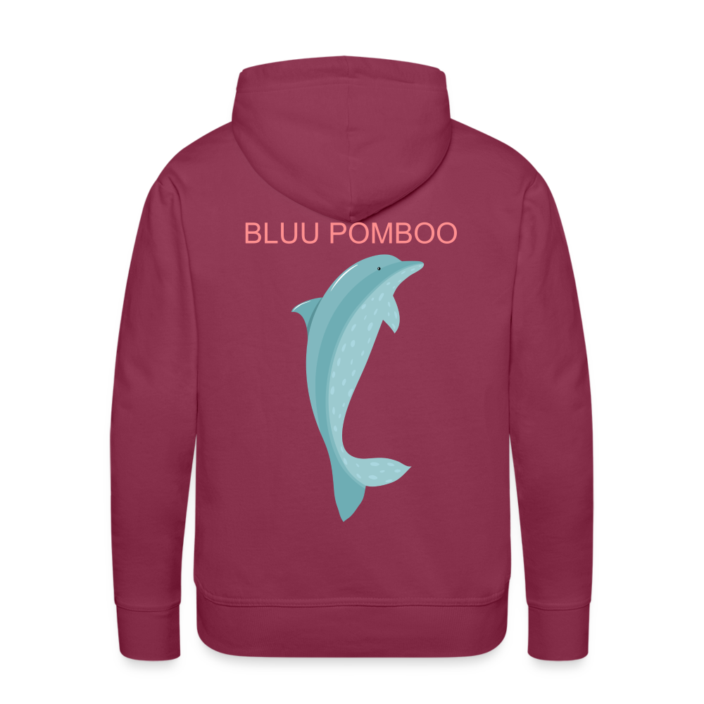 BLUU POMBOO Männer Premium Hoodie - Bordeaux