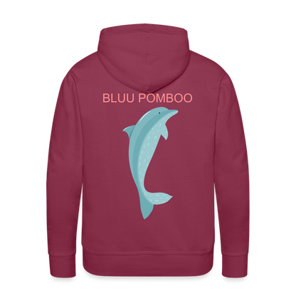 BLUU POMBOO Männer Premium Hoodie - Bordeaux