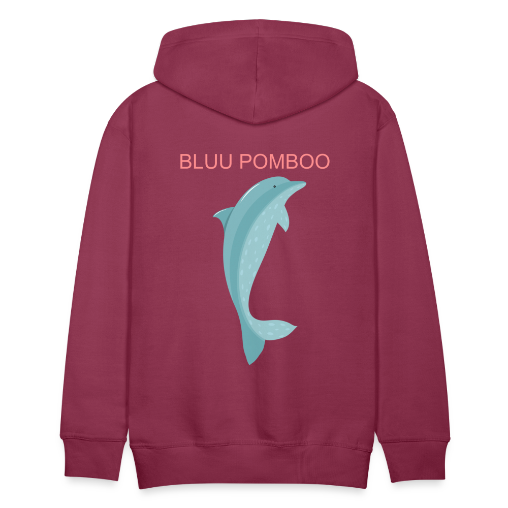 BLUU POMBOO Männer Premium Hoodie - Bordeaux