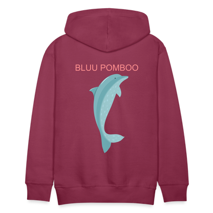 BLUU POMBOO Männer Premium Hoodie - Bordeaux