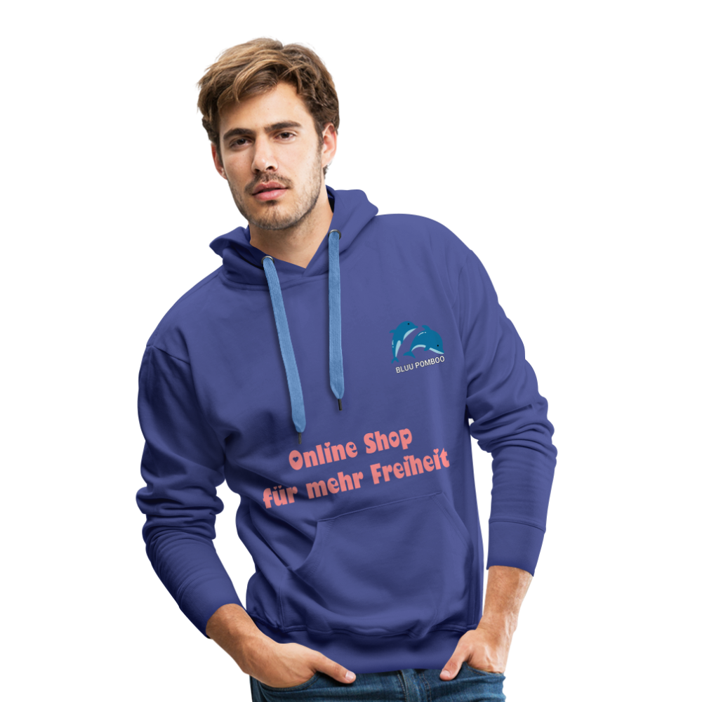 BLUU POMBOO Männer Premium Hoodie - Königsblau