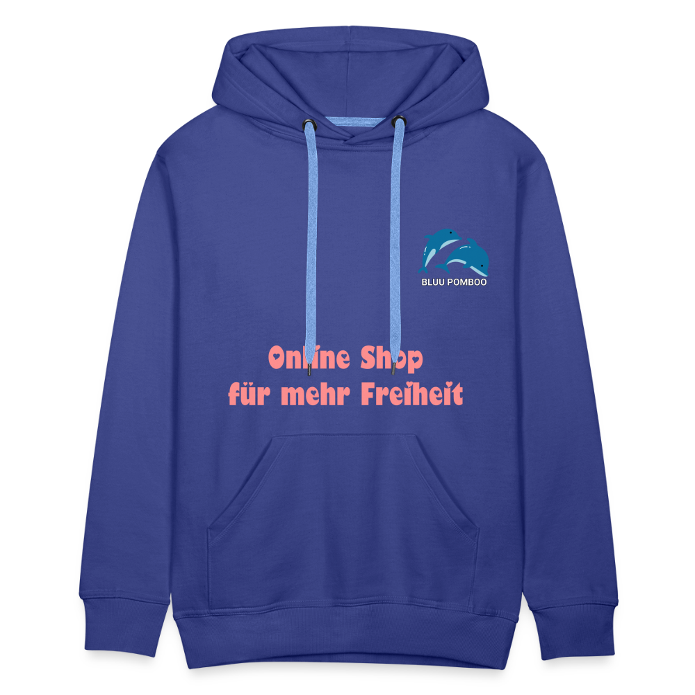 BLUU POMBOO Männer Premium Hoodie - Königsblau