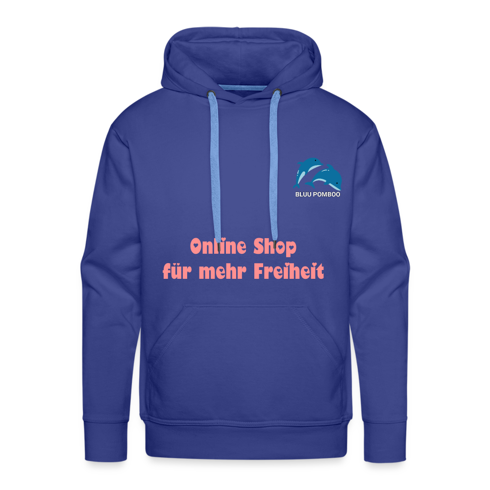 BLUU POMBOO Männer Premium Hoodie - Königsblau