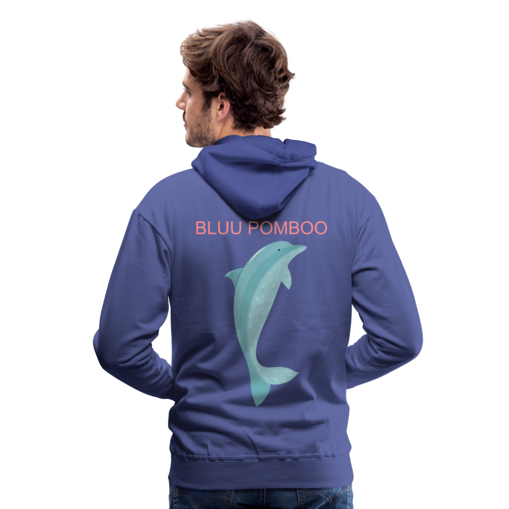 BLUU POMBOO Männer Premium Hoodie - Königsblau