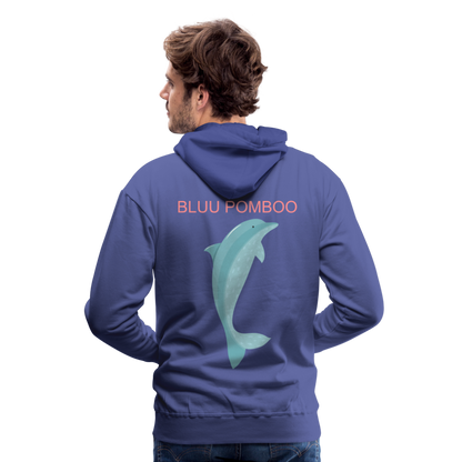 BLUU POMBOO Männer Premium Hoodie - Königsblau