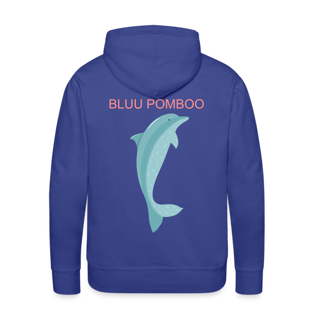 BLUU POMBOO Männer Premium Hoodie - Königsblau