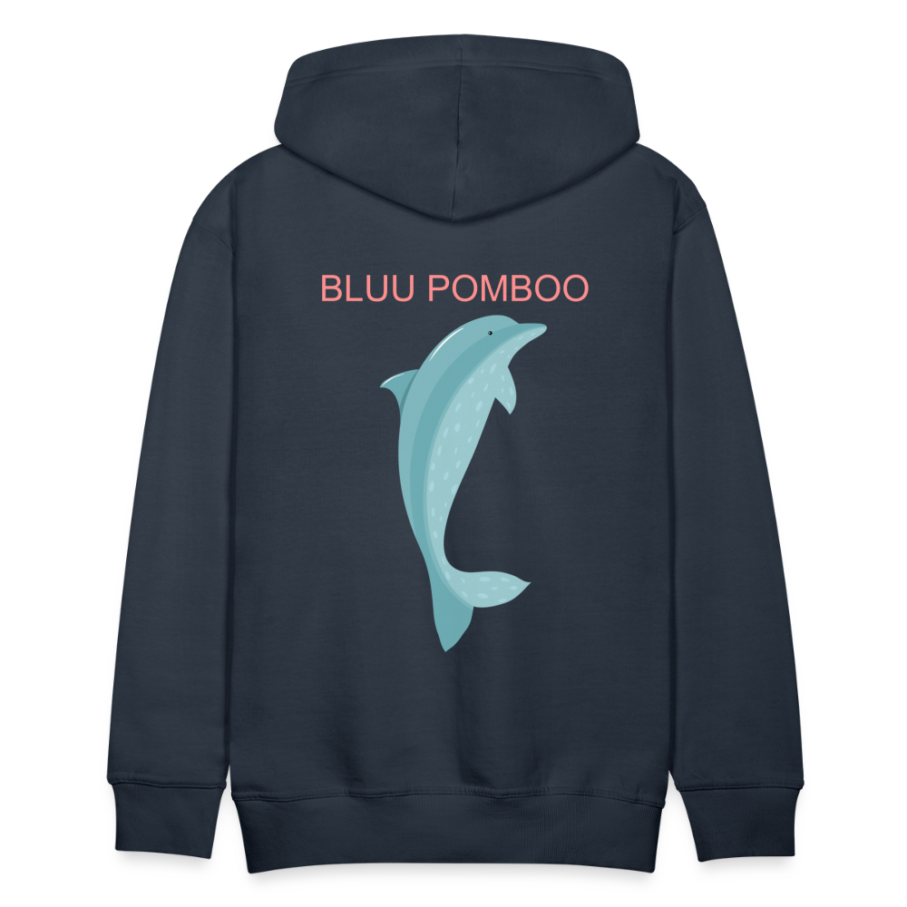 BLUU POMBOO Männer Premium Hoodie - Navy