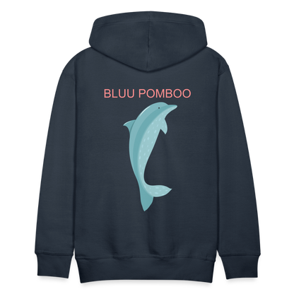 BLUU POMBOO Männer Premium Hoodie - Navy